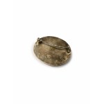 Spilla in argento con corallo