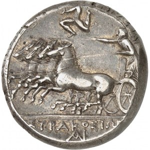 Sicile, Syracuse, Agathoclès (317-289 av. J.-C.). Tétradrachme ND (317-310 av. J.-C.), Syracuse.