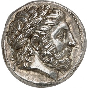 Macédoine (royaume de), Philippe II (359-336 av. J.-C.). Tétradrachme, émission posthume ND (323-315 av. J.-C.), Amphipolis.