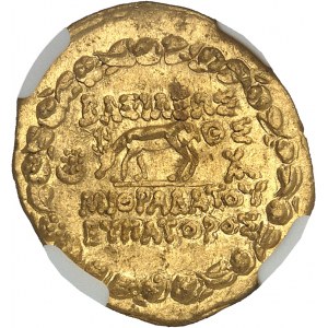 Pont (royaume du), Mithradate VI Eupator (120-63). Statère d’or à son nom An 209 (ΘΣ) = 89/88 av. J.-C.