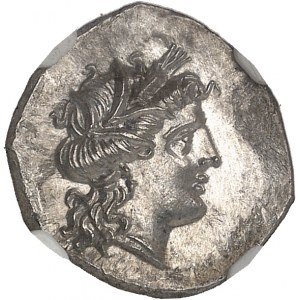 Zeugitane, Carthage. Quart de shekel, occupation de Métaponte ND (215-207 av. J.-C.), Métaponte.