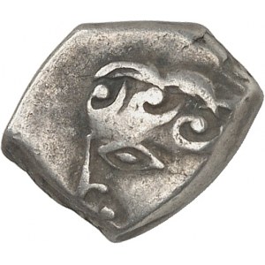 Pétrocores. Drachme de style flamboyant, série 2 ND (milieu du IIe - première moitié du Ier siècle avant J.-C.).