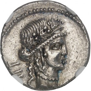 Jules César (60-44 av. J.-C.). Denier ND (printemps-été 48 av. J.-C.), Illyrie, Apollonia ?