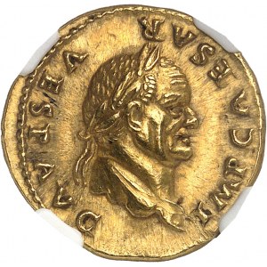Vespasien (69-79). Aureus 74, Rome.