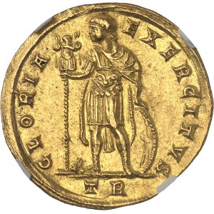 Constans (337-350). Multiple ou médaillon du poids de 1,5 solidus 342, Trèves.