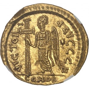 Ostrogoths, Théodoric (493-526). Solidus au nom d’Anastase ND (493-526).