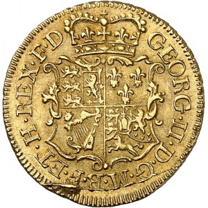 Brunswick-Lüneburg-Calenberg-Hanovre, Georges II (1727-1760). 1 florin d’or (2 thalers) 1751 IAS, Hanovre.