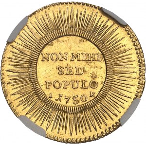 Cologne, Clément-Auguste de Bavière (1723-1761). Ducat 1750 M-IK, Bonn.