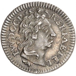 Jülich-Berg, Jean Guillaume II (1679-1716). Essai du 1/4 de ducat sur flan en argent 1710, Düsseldorf.