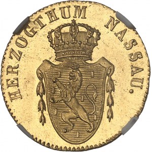 Nassau (duché de), Frédéric-Auguste et Frédéric-Guillaume (1803-1816). Ducat 1809.