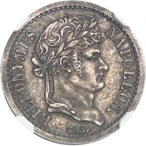 Westphalie, Jérôme Napoléon (1807-1813). 1/2 frank, Flan bruni (PROOF) 1808, J, Paris.
