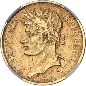 Westphalie, Jérôme Napoléon (1807-1813). 20 franken Or 1813, C, Cassel.