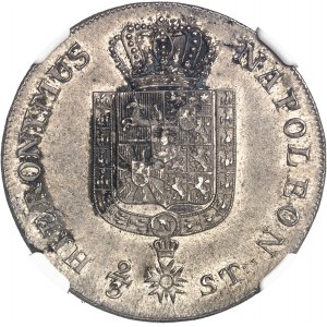 Westphalie, Jérôme Napoléon (1807-1813). XXIIII Mariengroschen ou 2/3 de thaler 1810, B, Brunswick.