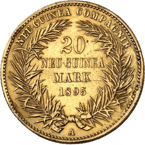 Nouvelle-Guinée allemande (1884-1919). 20 mark de Nouvelle-Guinée allemande 1895, A, Berlin.