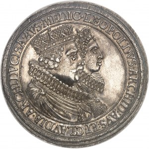 Léopold Ier (1618-1632). 2 thalers, mariage de Léopold et Claudia de Médicis ND (1626), Hall.