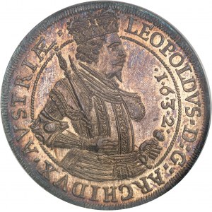 Léopold Ier (1618-1632). Thaler 1632, Hall.