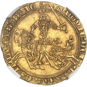 Flandres (comté de), Louis de Male (1346-1384). Cavalier d’or ND (1346-1384), Gand.