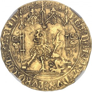 Flandres (comté de), Philippe le Bon (1419-1467). Lion d’or ND (1454-1466), Bruges.