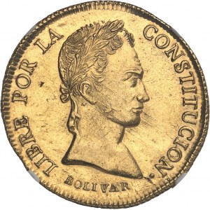 République. 8 escudos 1847 R, Potosi.