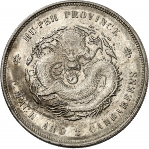 Empire de Chine, Guangxu (Kwang Hsu) (1875-1908), province de Hubei (Hupeh). Dollar (7 mace et 2 candareens) ND (1895-1907), Ching.