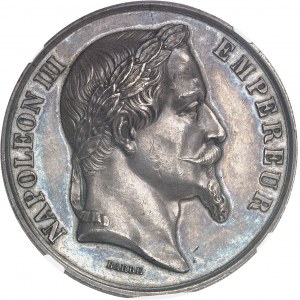 Second Empire / Napoléon III (1852-1870). Médaille de 1ère classe, Exposition agricole et industrielle de 1867, par Barre 1867, Paris.