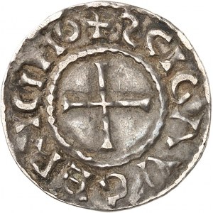 Charles II le Chauve (840-877). Denier ND (840-877), Cambrai, monastère de Saint-Géry.
