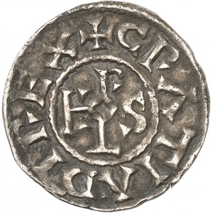 Charles II le Chauve (840-877). Denier ND (840-877), Saint-Denis.