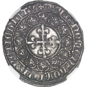 Charles VII (1422-1461). Gros aux rondeaux ND (1431), Angers.