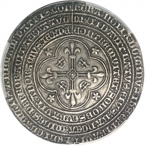 Charles VII (1422-1461). Médaille commémorative de l’expulsion des Anglais hors de France, dite calaisienne ND (1454), Paris.