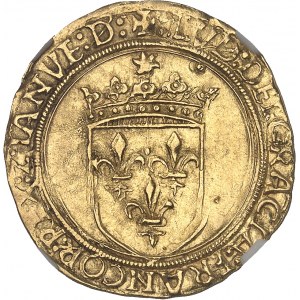 Gênes, Louis XII (1499-1512). Écu d’or au soleil, seconde période d’occupation de Gênes ND (1507-1512), Gênes.