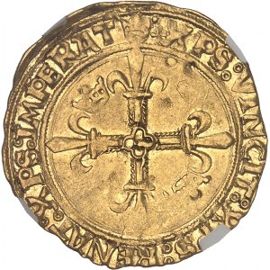 François Ier (1515-1547). Écu d’or au soleil du Dauphiné, 4e type, 3e émission ND (1528-1530), Crémieu.