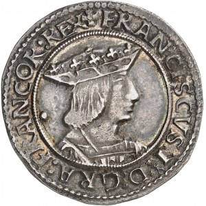 François Ier (1515-1547). Teston, 2e type ND, Paris.