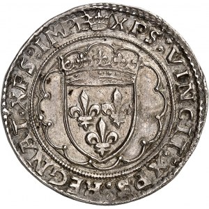 François Ier (1515-1547). Teston, 2e type ND, Paris.