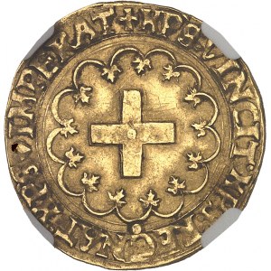 François Ier (1515-1547). Écu d’or à la croisette ND (1541-1545), B, Rouen.