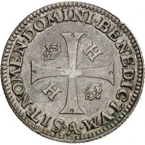 Henri IV (1589-1610). Piéfort quadruple du douzain 1607, A, Paris.