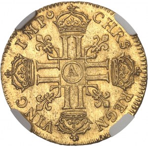 Louis XIV (1643-1715). Louis d’or à la tête virile 1679, A, Paris.