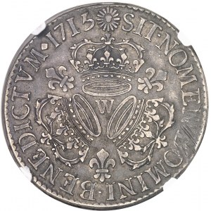 Louis XV (1715-1774). Écu aux trois couronnes 1715, W, Lille.