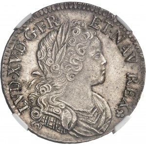 Louis XV (1715-1774). Écu de France-Navarre 1718, A, Paris.