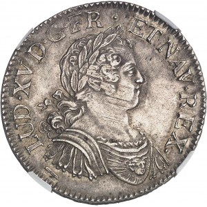 Louis XV (1715-1774). Écu aux huit L 1725, W, Lille.