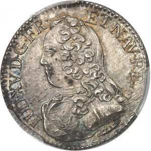 Louis XV (1715-1774). Cinquième d’écu aux rameaux d’olivier 1726, X, Amiens.