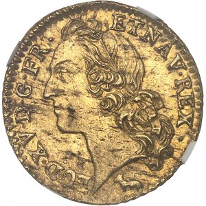 Louis XV (1715-1774). Louis d’or au bandeau 1753, 2e semestre, A, Paris.