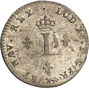 Louis XV (1715-1774). Double sol 1749, A, Paris.