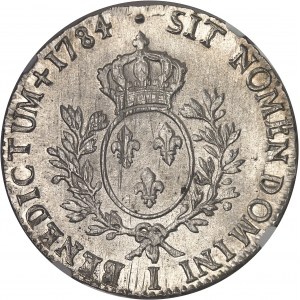 Louis XVI (1774-1792). Écu aux rameaux d’olivier 1784, I, Limoges.