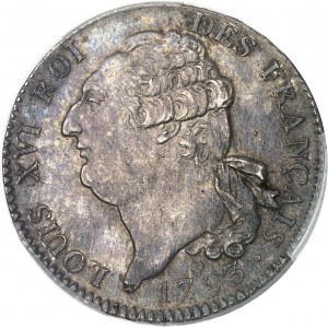 Constitution (1791-1792). Écu de 6 livres FRANÇAIS 1793 - An 5, BB, Strasbourg.