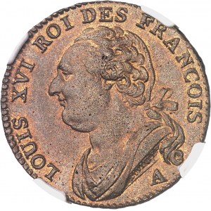 Constitution (1791-1792). 12 deniers FRANÇOIS 1791 - An 3, A, Paris.