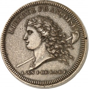 Convention (1792-1795). Essai de Galle à la Liberté par A. Galle 1792 - An I, Paris.