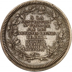 Convention (1792-1795). Essai de Galle à la Liberté par A. Galle 1792 - An I, Paris.