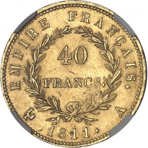 Premier Empire / Napoléon Ier (1804-1814). 40 francs Empire 1811, A, Paris.