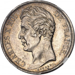 Charles X (1824-1830). 2 francs 1827, A, Paris.