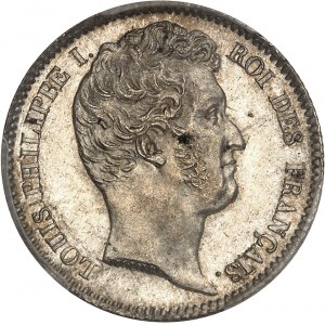 Louis-Philippe Ier (1830-1848). 1 franc tête nue 1831, B, Rouen.